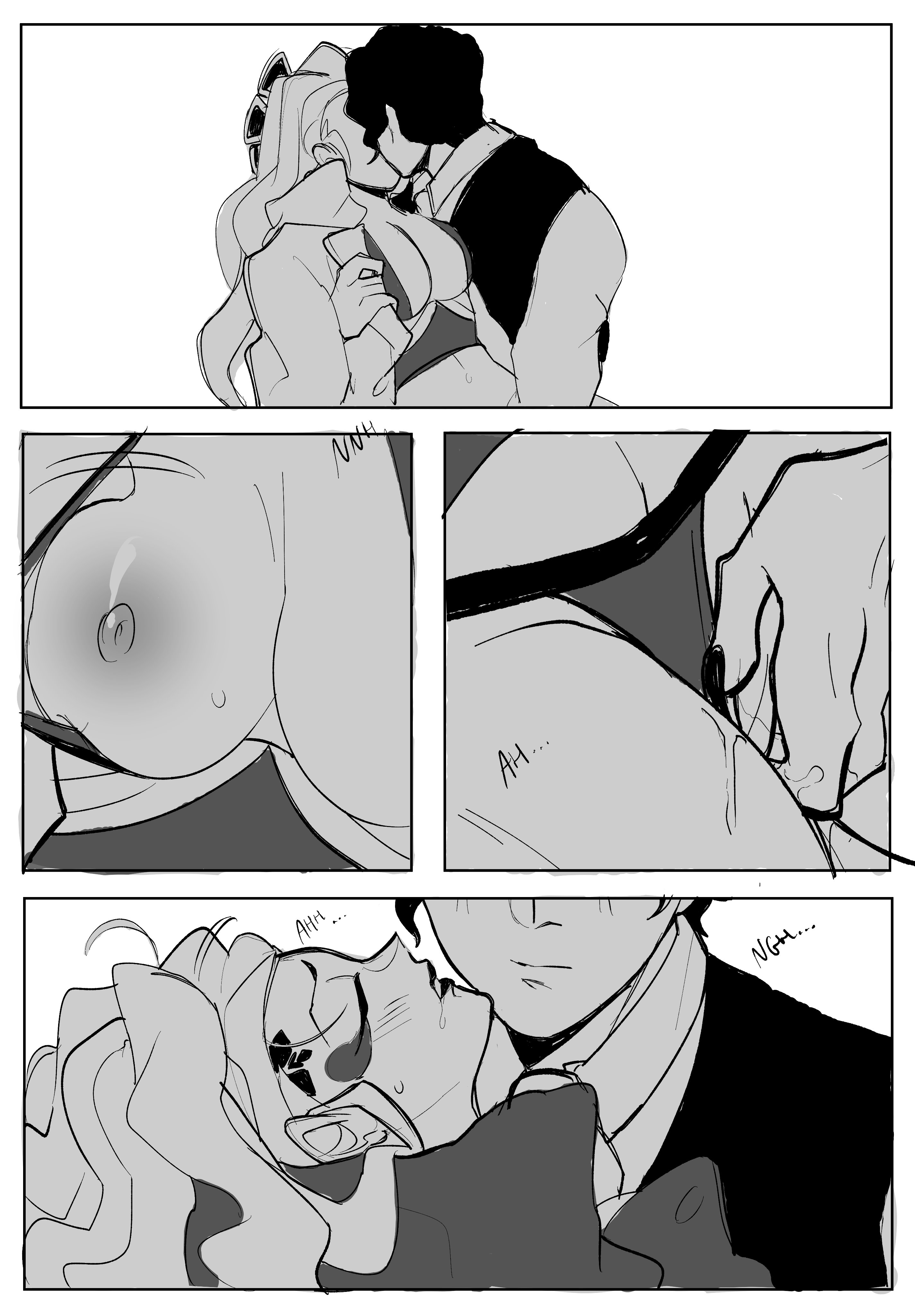 bbeetleko, big breasts, breasts, clothing, daki (kimetsu no yaiba), demon slayer, enjoying, female, fingering, kimetsu no yaiba, large breasts, male, moaning, muzan kibutsuji, panties, pussy, wet pussy, white hair