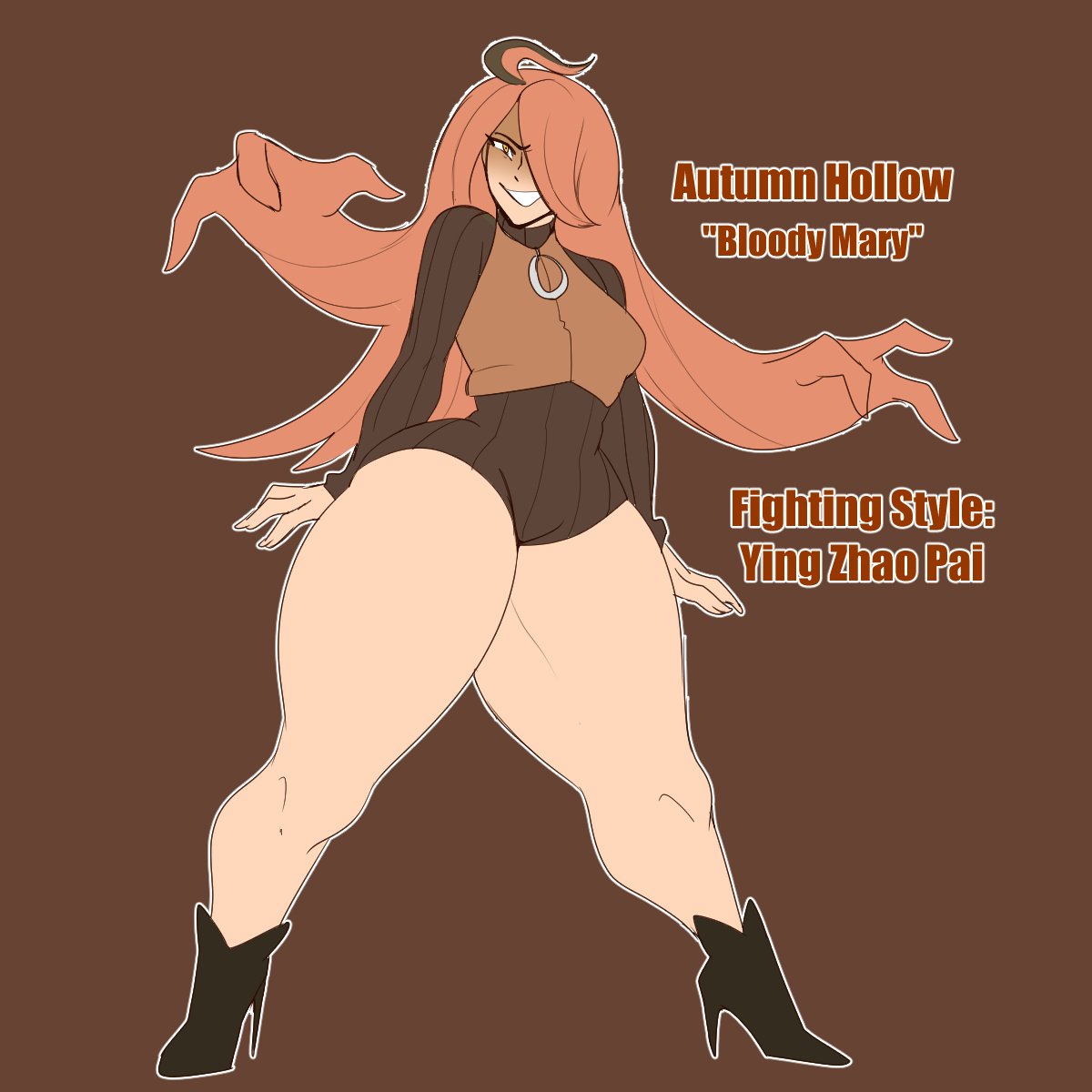 1girls, bare legs, bluueygooey, bottom heavy, breasts, female, female focus, female only, gijinka, gourgeist, human, humanized, humanoid, legs, medium breasts, nintendo, pokemon, pokemon xy, small breasts, smirk, thick thighs, thighs