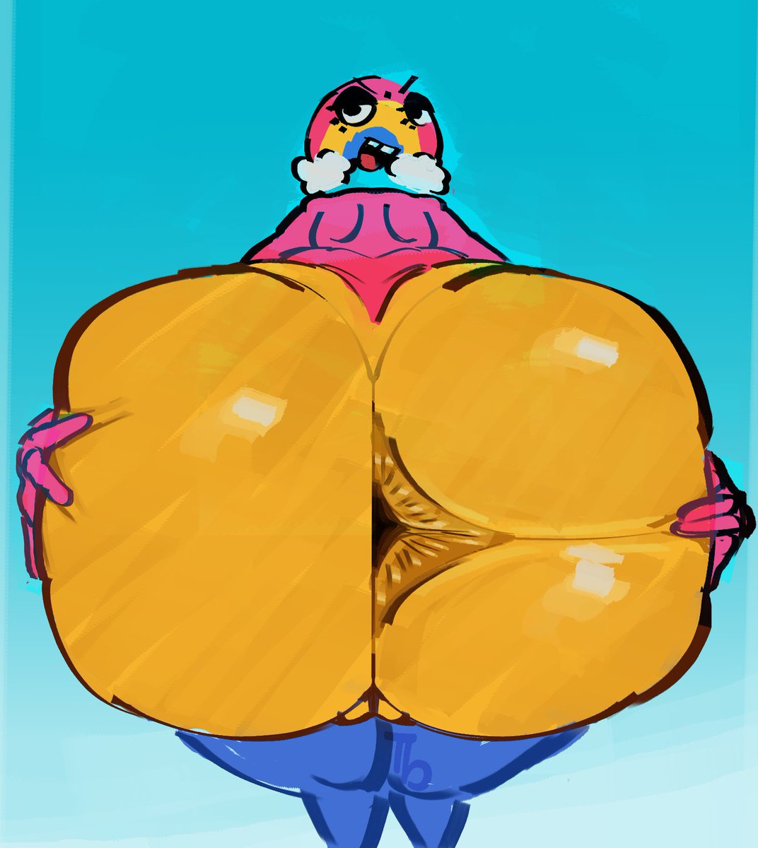 1girl, 1girls, 2026, 2d, 2d (artwork), 2d art, 2d artwork, anus, ass, ass bigger than head, ass crack, ass focus, asshole, big ass, big butt, butt, butt crack, butt focus, butt grab, butthole, buttocks, chica's magic rainbow, completely naked, completely naked female, completely nude, completely nude female, digital art, digital drawing, digital drawing (artwork), digital media, digital media (artwork), fat ass, fat butt, female, female focus, female only, five nights at freddy's, five nights at freddy's world, fnaf, huge ass, huge butt, large ass, large butt, looking at viewer, looking back, massive ass, massive butt, multicolored body, naked, naked female, nude, nude female, presenting, presenting anus, presenting ass, presenting butt, presenting hindquarters, pussy, rainbow, solo, solo female, solo focus, spreading, spreading anus, spreading ass, tagme, tboxart, vagina