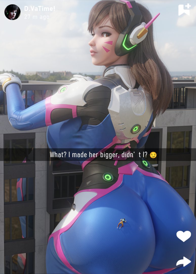 2girls, 3d, 3d (artwork), asian, asian female, ass, big ass, big boobs, big breasts, big butt, boobs, breasts, british, british female, brown hair, brown hair female, brunette, brunnette hair, butt, cheek markings, european, european female, giantess, highres, hourglass figure, hourglass figured female, huge ass, huge boobs, huge breasts, huge butt, korean, korean female, krieginax, lena oxton, light skin, light-skinned female, long hair, long hair female, overwatch, overwatch 2, scrag boy (model), scrag d.va, short hair, short hair female, tracer
