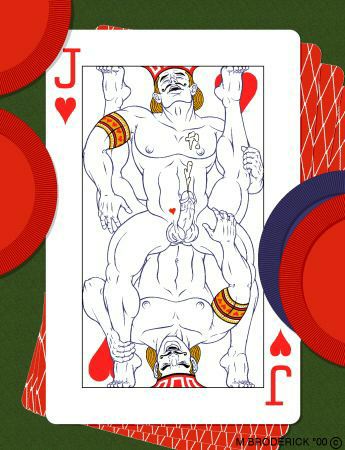 inanimate jack_(playing_card) jack_of_hearts male_only playing_card tagme yaoi