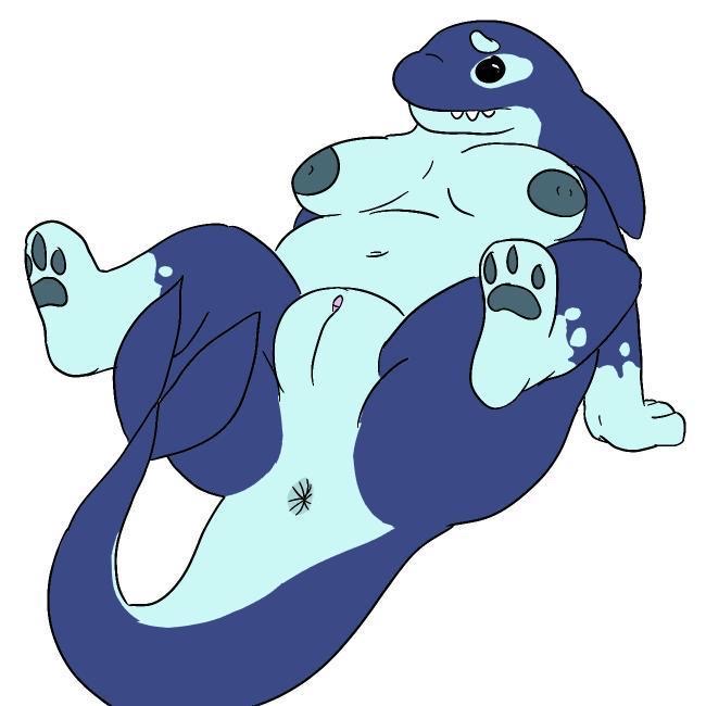 1:1 anthro ass cetacean delphinoid female genitals inverted_nipples mammal marine nipples nude oceanic_dolphin orca orcane presenting presenting_hindquarters presenting_pussy pussy rivals_of_aether rule_63 simple_background slightly_chubby solo spritedraws toothed_whale video_games