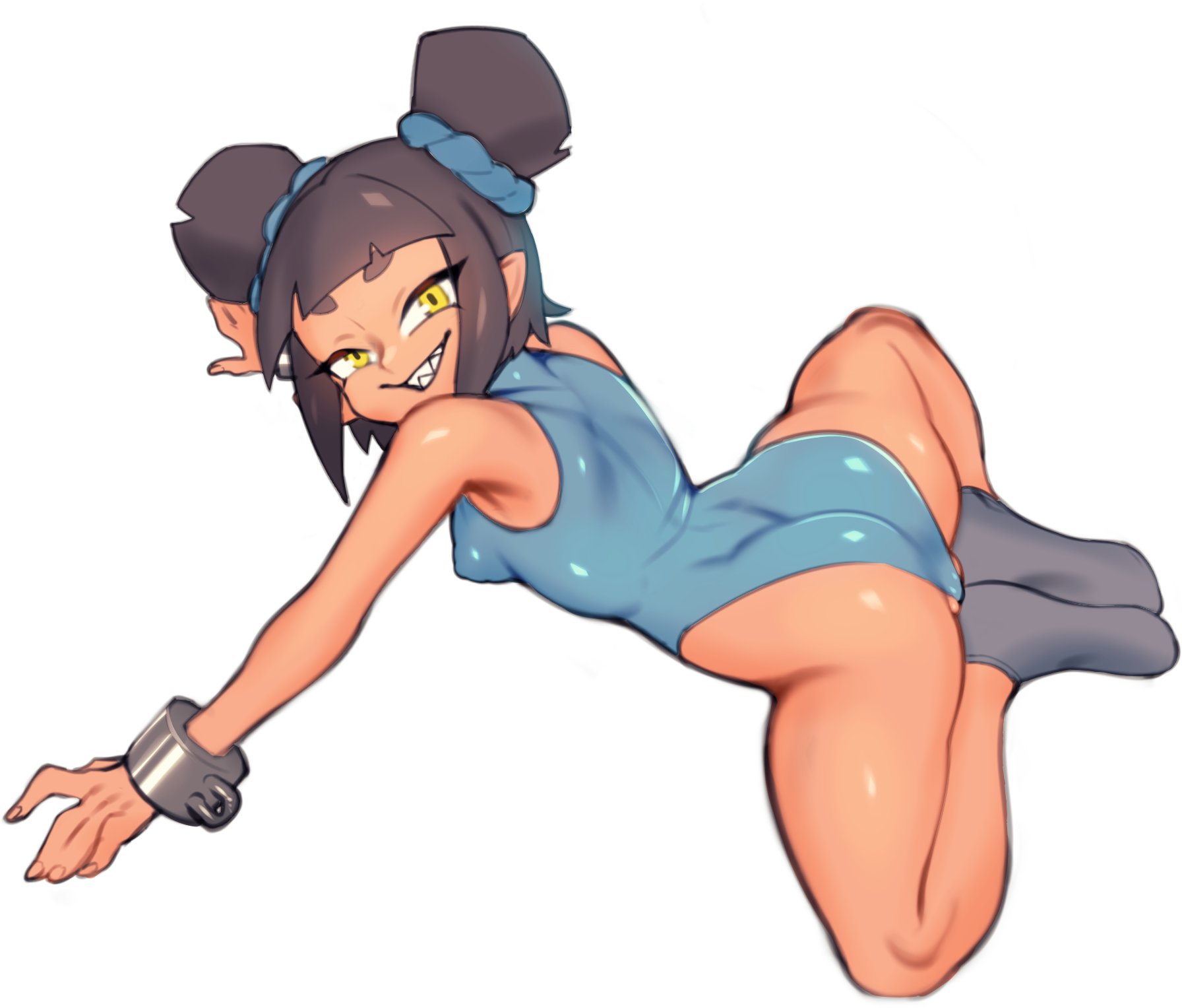 ass, breasts, female, female only, leotard, minkye, myphia (colo), one-piece swimsuit, pussy, sweet hex, swimsuit