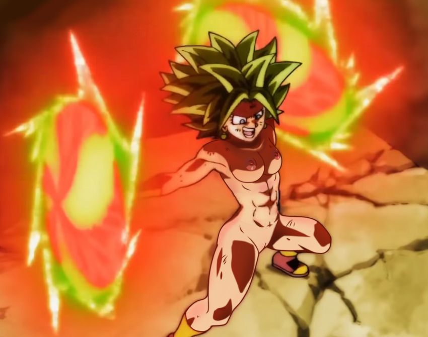 1girls, accurate art style, big breasts, blue eyes, boots, breasts, dragon ball, dragon ball super, female, female only, green hair, kefla, naked, naked footwear, nipples, no eyewear, pussy, screencap, shounen jump, solo, tagme, tits, vaginal insertion