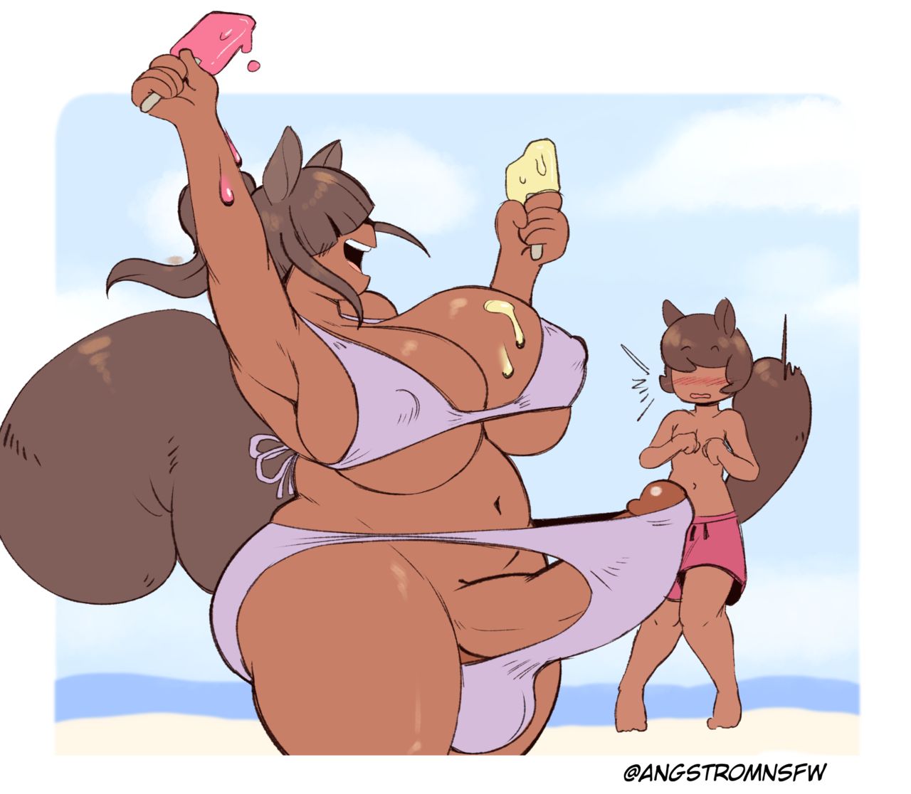 1boy 1futa abigail_(peculiart) age_difference angstrom animal_ears animal_humanoid ball_bulge balls balls_in_panties balls_under_clothes beach big_dom_small_sub big_tail blush boxers bra breasts brown_fur brown_hair bulge casual_boner casual_exposure casual_nudity child dark-skinned_futanari dark_skin erect_penis erection erection_in_panties erection_under_clothes femboy feminine_male fluffy fluffy_tail furry furry_tail futa_milf futa_with_male futanari girly hair hair_over_eyes huge_breasts humanoid hyper hyper_balls hyper_penis ice_cream imminent_rape imminent_sex ineffective_clothing intersex intersex/male larger_futanari male milf mother mother_and_son original overweight overweight_futanari panties panty_bulge parent parent_and_child penis penis_awe penis_bulge penis_in_panties penis_under_clothes public public_exposure scared shocked shocked_expression sissy size_difference smaller_male son squirrel squirrel_tail stacy_(peculiart) tail tenting testicles trap young younger_male