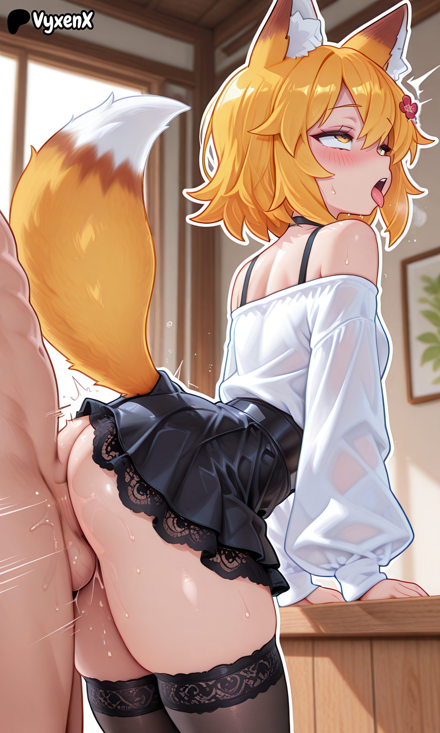 ai generated, senko (sewayaki kitsune no senko-san), sewayaki kitsune no senko-san, tagme, vyxenx