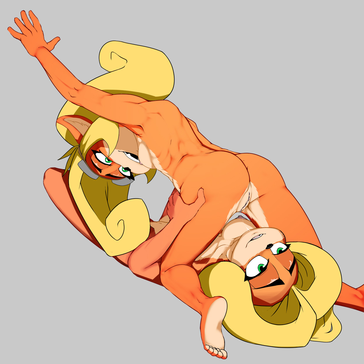 2girls, anus, coco bandicoot, crash (series), eating out, feet, female, fur, ibengmainee, multiple females, multiple girls, nipples, nude, nude female, oral, pussy, tawna bandicoot, vagina, yuri