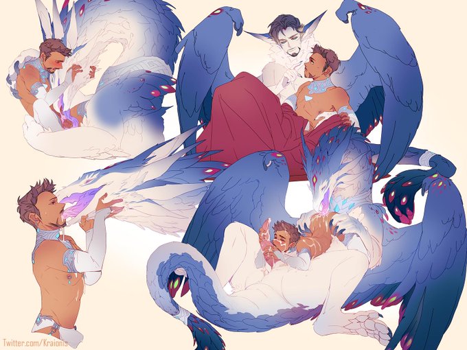 2boys, anthro, doctor strange, gay, iron man, kraionis, male, male only, marvel, marvel comics, shapeshifter, stephen strange, tony stark, yaoi