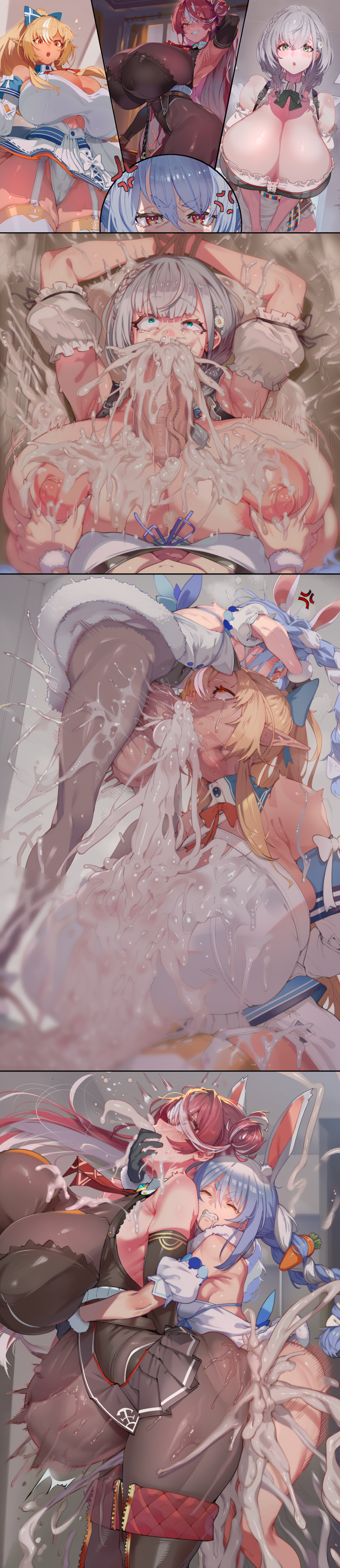 1futa 3girls abuse ai_generated anger_symbol anger_vein angry armpits arms_above_head arms_up asphyxiation body_stocking boobjob breast_grab cleavage clothed clothed_sex constricted_pupils covering_mouth crying crying_with_eyes_open cum cum_explosion cum_in_mouth cum_in_pussy cum_inside cum_overflow cumflation dark-skinned_female dark_skin deepthroat dirndl doggy_style domination dripping_cum ejaculation ejaculation_between_breasts excessive_cum face_fucking femsub forced forced_oral fucked_from_behind fucked_silly futa_on_female futadom futanari german_clothes gigantic_breasts girl hand_on_mouth hate_fuck hate_sex head_grab heyw hololive hololive_fantasy hololive_japan houshou_marine houshou_marine_(marching_band) hug_from_behind huge_ass huge_breasts inflation interracial irrumatio light-skinned_female light-skinned_futanari motion_lines multiple_girls neck_bulge pounding pounding_ass pov projectile_cum rape rolling_eyes rough_sex shiranui_flare shiranui_flare_(1st_costume) shirogane_noel size_difference small_dom_big_sub stomach_bulge stomach_deformation teasing thick_thighs throat_bulge throat_fuck throat_swabbing tittyfuck usada_pekora usada_pekora_(1st_costume) vomiting_cum wide_eyed wide_hips