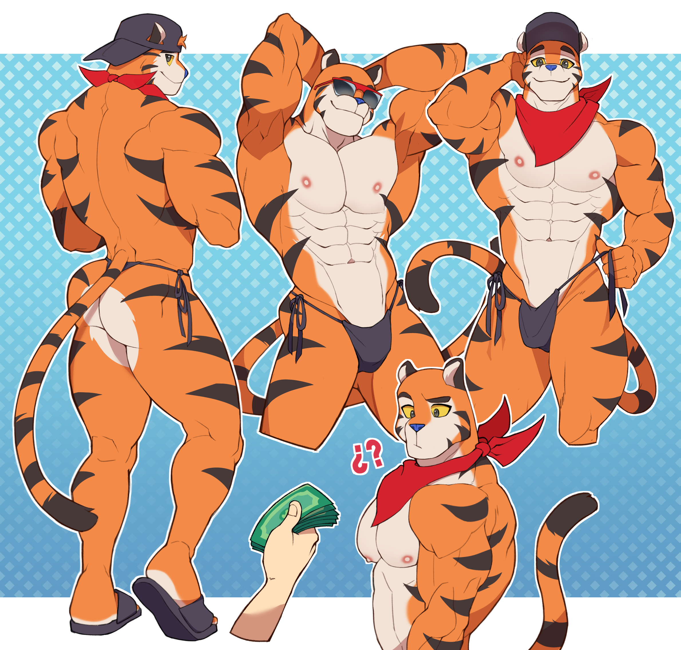 bara, bara body, furry, furry male, furry only, gay, gay male, giving money, male only, muto20002, paying, tiger, tiger boy, tony the tiger, yaoi