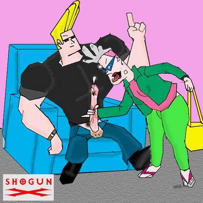 biceps bunny_bravo cartoon_network cum female handjob human incest johnny_bravo johnny_bravo_(series) male mother_and_son muscles oral_sex straight