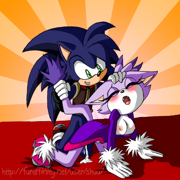 anthro blaze_the_cat cat feline female fur male mammal shuu sonic_(series) straight tagme