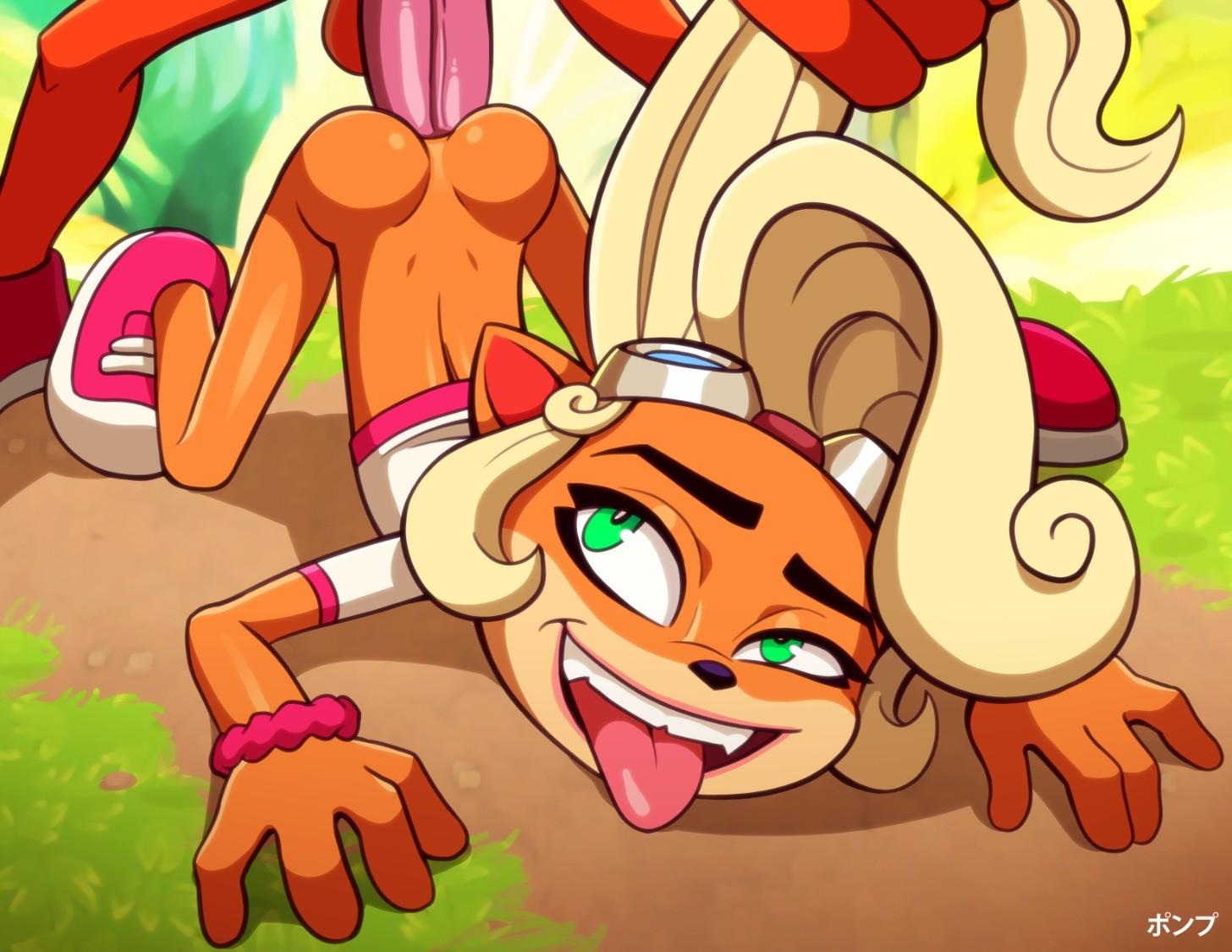 1boy, 1girls, activision, age difference, anal, anal penetration, anal sex, anthro, anthro female, anthro male, anthro on anthro, anthro only, anthro penetrated, anthro penetrating, anthro penetrating anthro, blonde female, blonde hair, blonde-haired female, bottomless, brother, brother and sister, coco bandicoot, crash (series), crash bandicoot, cub, erection, eyebrows, eyelashes, eyewear, eyewear on head, female, female cub, female penetrated, from behind, fur, furry, furry female, furry male, furry only, green eyes, hair pull, huge cock, incest, larger male, larger penetrating, larger penetrating smaller, male, male penetrating, male penetrating female, male/female, median furrow, older male, older male and younger female, older penetrating, older penetrating younger, open mouth, orange body, orange fur, penis, ponpu (artist), pumpkinsinclair, sex, shoes, siblings, sister, size difference, smaller female, smaller penetrated, tongue, tongue out, topwear, unseen male face, url, young, young anthro, young female, younger female, younger penetrated