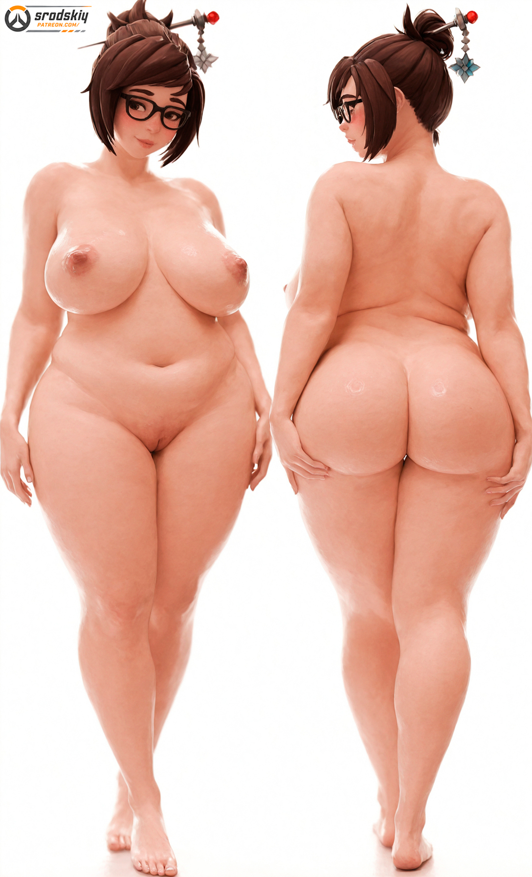 1girls, ai generated, areolae, ass, ass bigger than head, ass focus, ass up, asshole, big breasts, collage, curvy, curvy figure, cute, fat ass, feet, female, full body, fully naked, fully nude, glasses, hentai, huge breasts, large breasts, legs, massive breasts, mei (overwatch), multiple angles, multiple views, naked, naked female, nerd, nerdy female, nipples, nude, nude female, overwatch, overwatch 2, perky nipples, plump, plump ass, plump labia, puffy nipples, sagging breasts, shy, soft breasts, srodskiy, tagme, thick ass, thick thighs, vulgar, wide hips, wide thighs