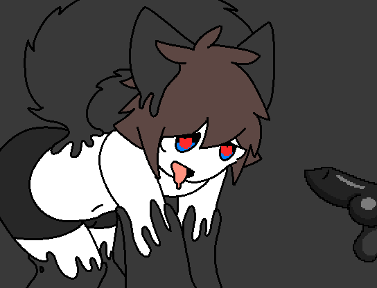 <3_eyes animal_humanoid anthro balls black_background bodily_fluids canid canid_humanoid canine canine_humanoid canis changed_(video_game) colin_(changed) dragontim drooling duo edit edited edited_image edited_official_artwork fox_tail genitals heart heart-shaped_pupils hearts human humanoid lin_(changed) male male/male mammal mammal_humanoid mid_transformation penis saliva simple_background skade_nsfw_(artist) submissive submissive_anthro submissive_male the_wolf_king_(changed) transformation transformation_sequence wolf wolf_humanoid