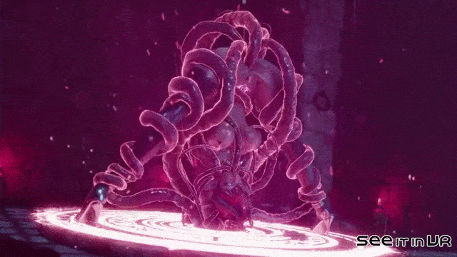 3d, animated, animated gif, blender, blowjob, breasts, demon, double penetration, female, final fantasy, gif, nipple pinch, paizuri, pubic tattoo, sinia, source filmmaker, succubus, tagme, tattoo, tentacle, tentacle bondage, uncensored, vranimeted