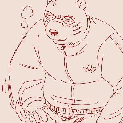 1:1 anthro clothing eiji_kakihana_(odd_taxi) fellatio low_res male male_only mammal odd_taxi oral penile polar_bear run_aki sekiguchi_(odd_taxi) sex simple_background sketch tracksuit ursid ursine