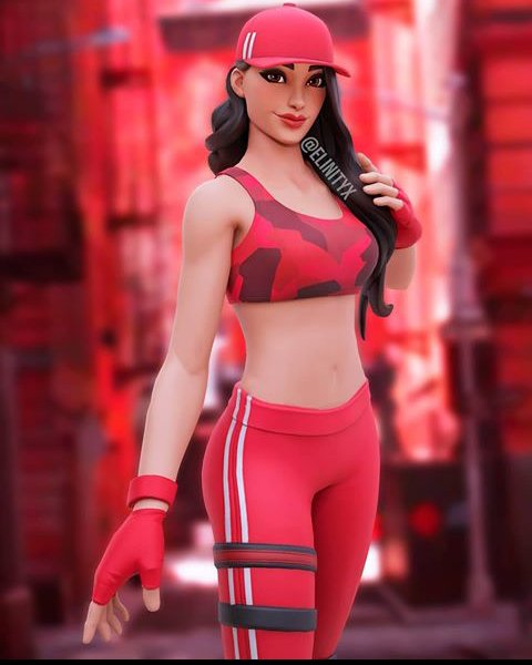 1girls, 3d, elinityx, female, fortnite, fortnite: battle royale, ruby (fortnite), tagme