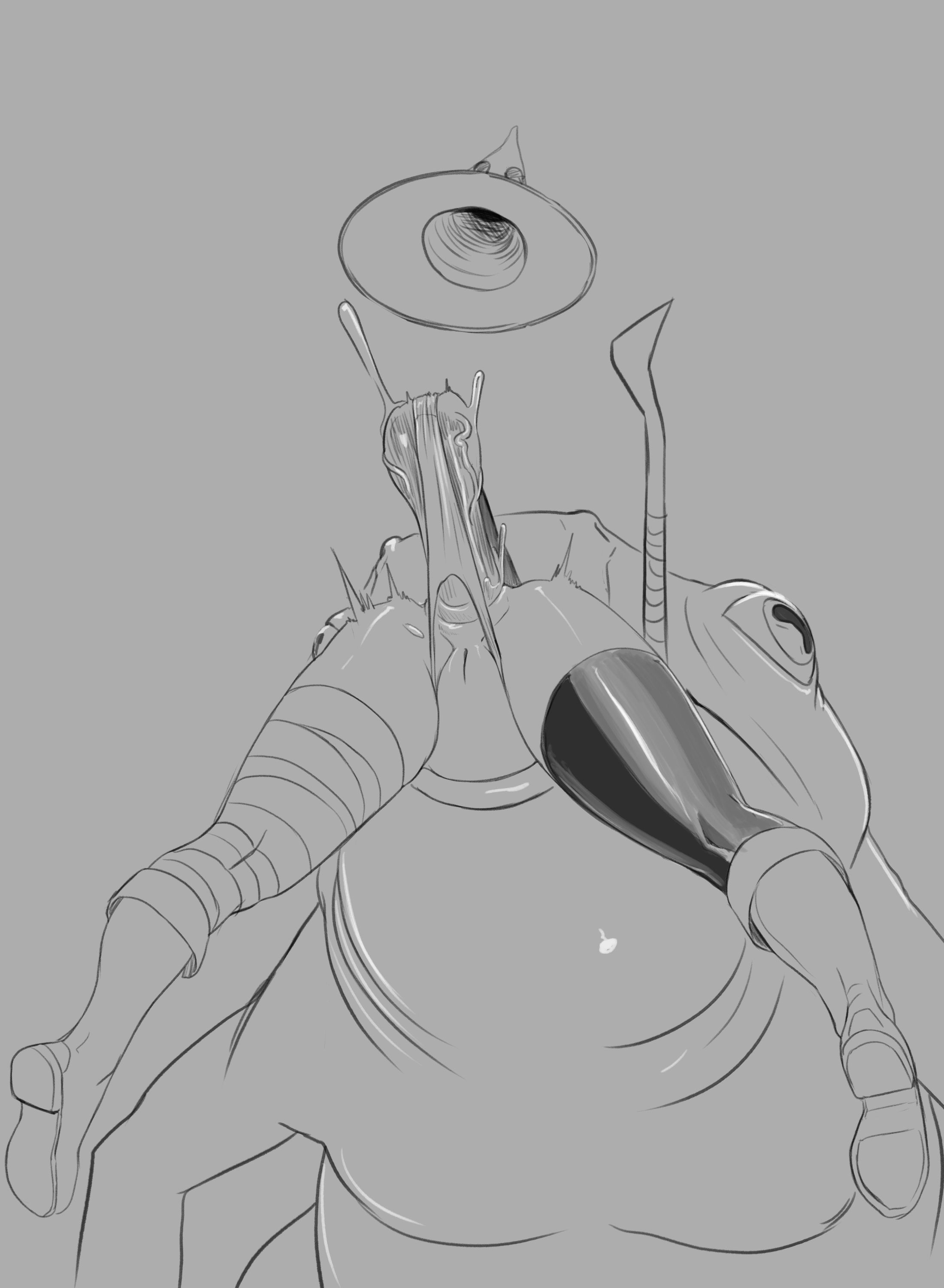 ...anal anythinggoes female feral_on_female frog imminent_vore kono_subaras...