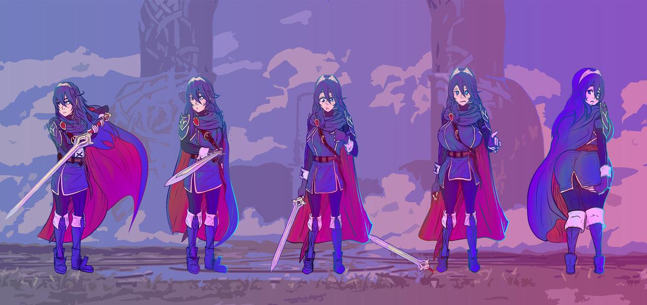 ass_expansion breast_expansion female female_only fire_emblem fire_emblem_awakening gaz-knightofnylrac lucina_(fire_emblem) nintendo sequence solo solo_female