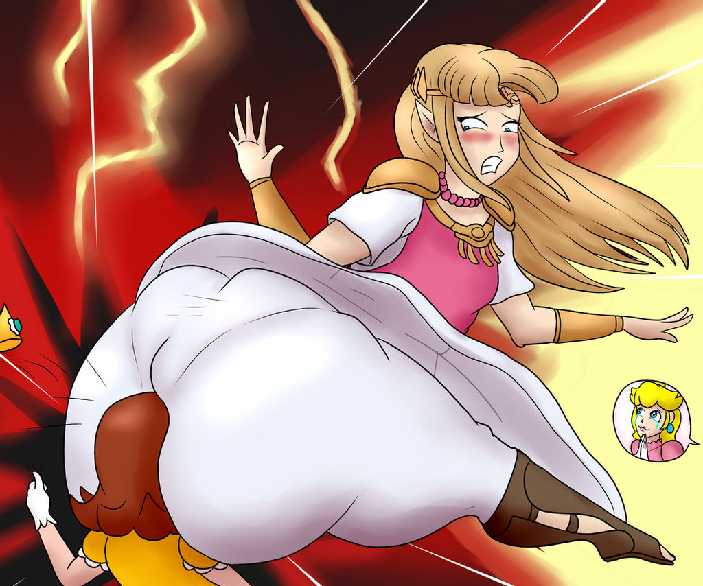 3girls a_link_to_the_past alternate_ass_size arm_bracers ass ass_in_dress big_ass big_butt blonde_hair blue_eyes bottom_heavy bubble_ass bubble_butt butlova embarrassed face_in_ass fat_ass fat_butt female female_only fully_clothed gold_crown grey_pants happy happy_tears huge_ass huge_butt hyper_ass large_ass large_butt looking_at_ass looking_at_butt looking_at_self looking_back mario_(series) massive_ass massive_butt multiple_girls nintendo orange_hair pale-skinned_female pale_skin pants peach_bomber pink_dress princess_daisy princess_peach princess_zelda proud shoes speech_bubble super_smash_bros. teeth text_bubble the_legend_of_zelda tiara vambraces white_skin yellow_dress zelda_(a_link_to_the_past)