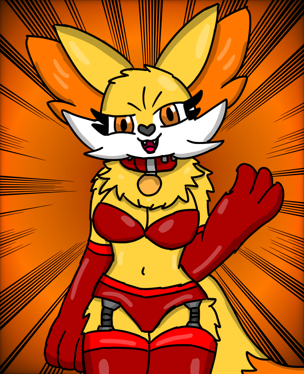 bikini female fennekin fox furry game_freak pokemon pokemon_(species) pokephilia solo tagme video_games