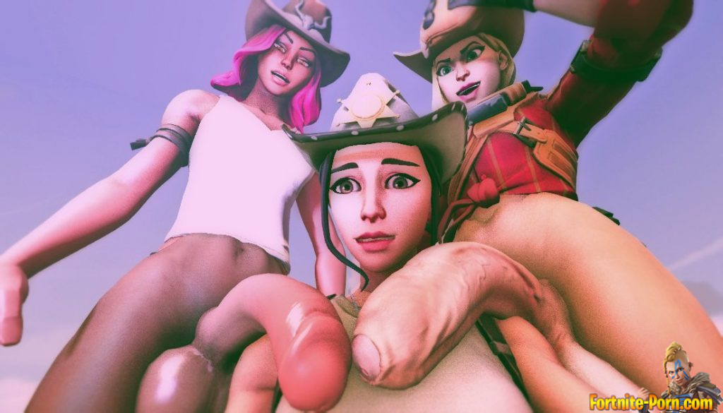 3d big_penis calamity_(fortnite) dubious_consent fortnite fortnite:_battle_royale futa_on_female futanari imminent_sex interracial rio_(fortnite) rio_grande_(fortnite) rustler tagme threesome