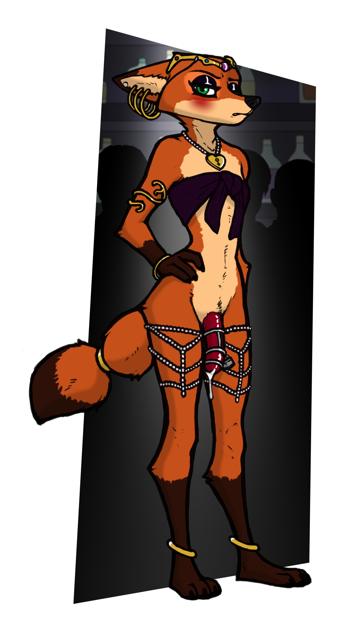 1boy, 2021, anthro, chastity cage, clothing, cum, disney, femboy, feminine male, feminization, fox, fur, furry, furry only, gay, girly, humanoid, leaking, leaking cum, luraiokun, male, male focus, male only, malesub, nick wilde, penis, posing, prostitution, risenhentaidemon, showing off, tagme, trap, yaoi, zootopia