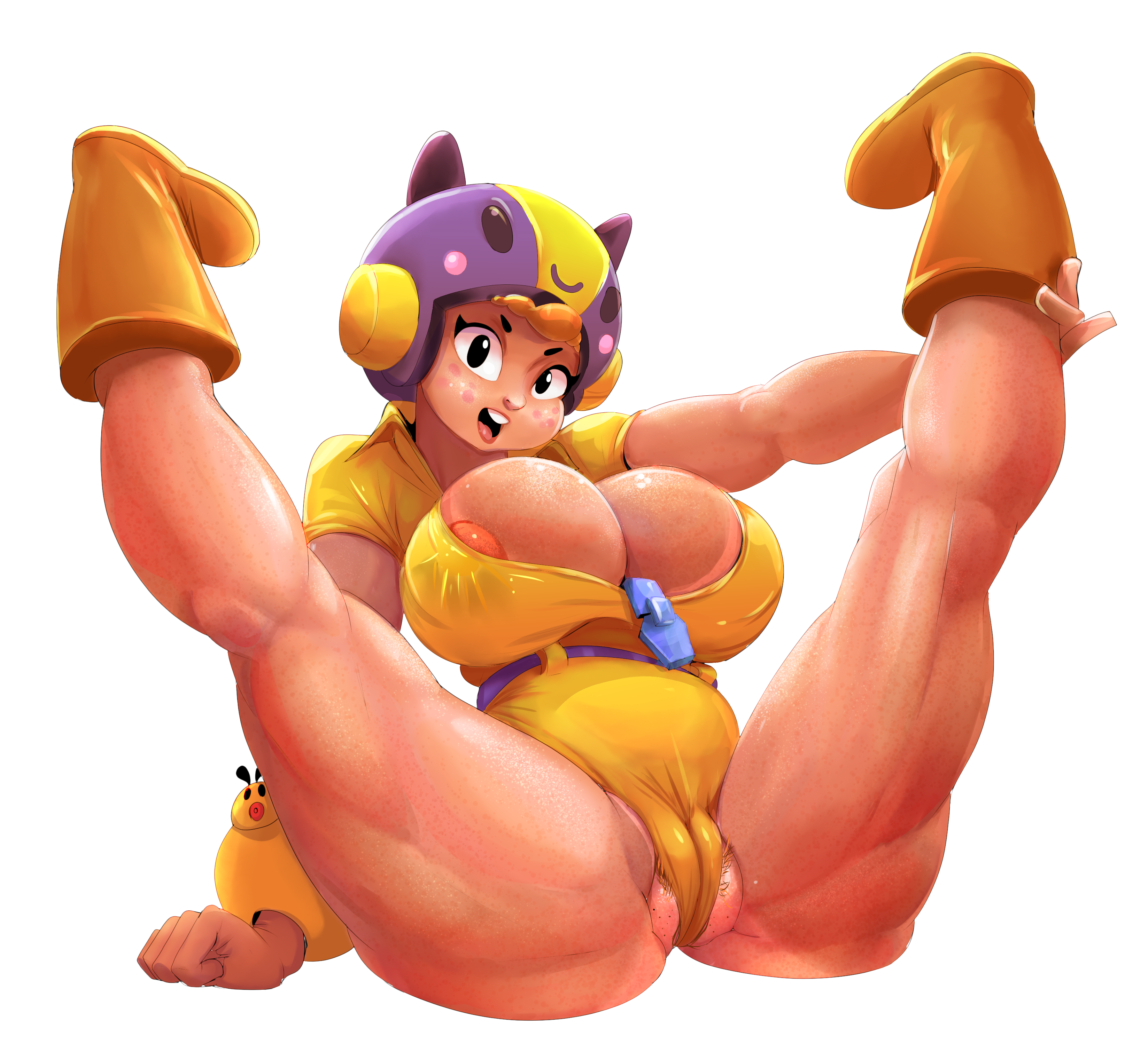 1girls, ass, bea (brawl stars), bee, big breasts, brawl stars, breasts, female, huge ass, pussy, supercell, torule34