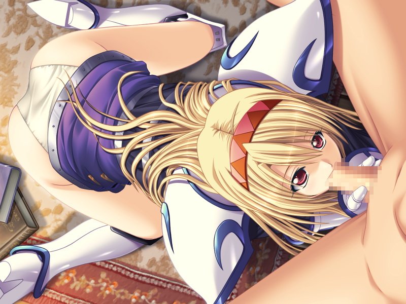 ass blonde_hair censored fellatio female game_cg hairband hatozuki_tsumiki mine_fukaki_se_ni_tayutau_uta oral panties penis underwear white_panties