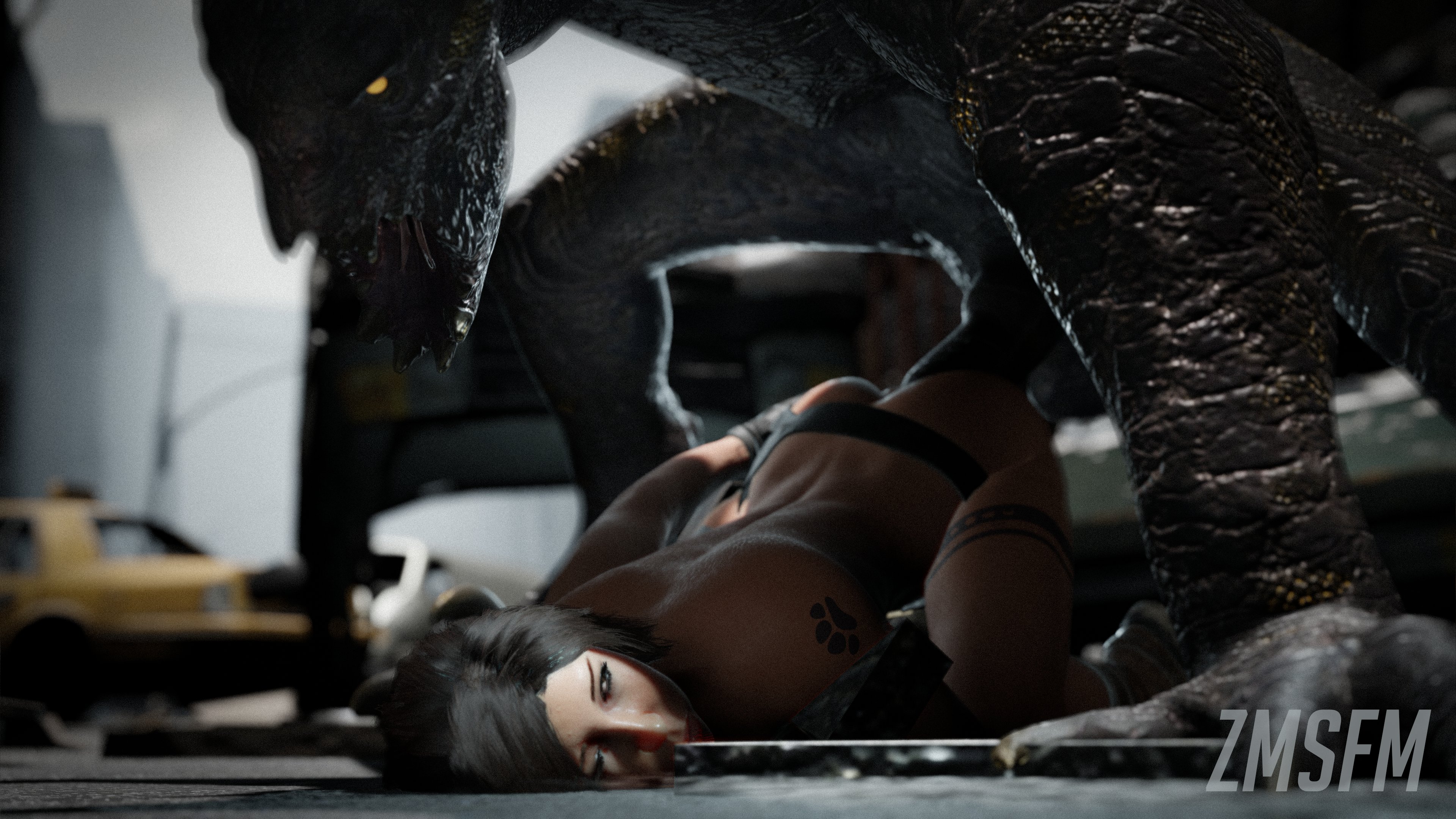 1monster, 2021, 3d, anal, anal penetration, anal sex, ass, ass up, assuming position, belt, bethesda softworks, brown hair, car, city, claws, crossover, deathclaw, deep penetration, defeated, dimples of venus, doggy style, domination, face down ass up, fallout, fallout (series), female, female human, femsub, fit, fit female, from behind, from behind position, hand on ass, hand on own ass, helpless, huge monster, human, hypergamy, lara croft, lara croft (survivor), larger male, lizard, male, male deathclaw (fallout), maledom, midnight datura, monster, monster cock, mounted, nude, nude female, outdoor nudity, outdoor sex, outdoors, paw tattoo, penis, pinned down, public, public sex, rape, reptile, round ass, scalie, secretly loves it, sfm, sheath, shoulder tattoo, size difference, smaller female, smaller human, spread ass, stockholm syndrome, street, submissive, submissive female, tattoo, thigh tattoo, thighlet, tomb raider, tomb raider (survivor), top-down bottom-up, video games, zmsfm, zoophilia