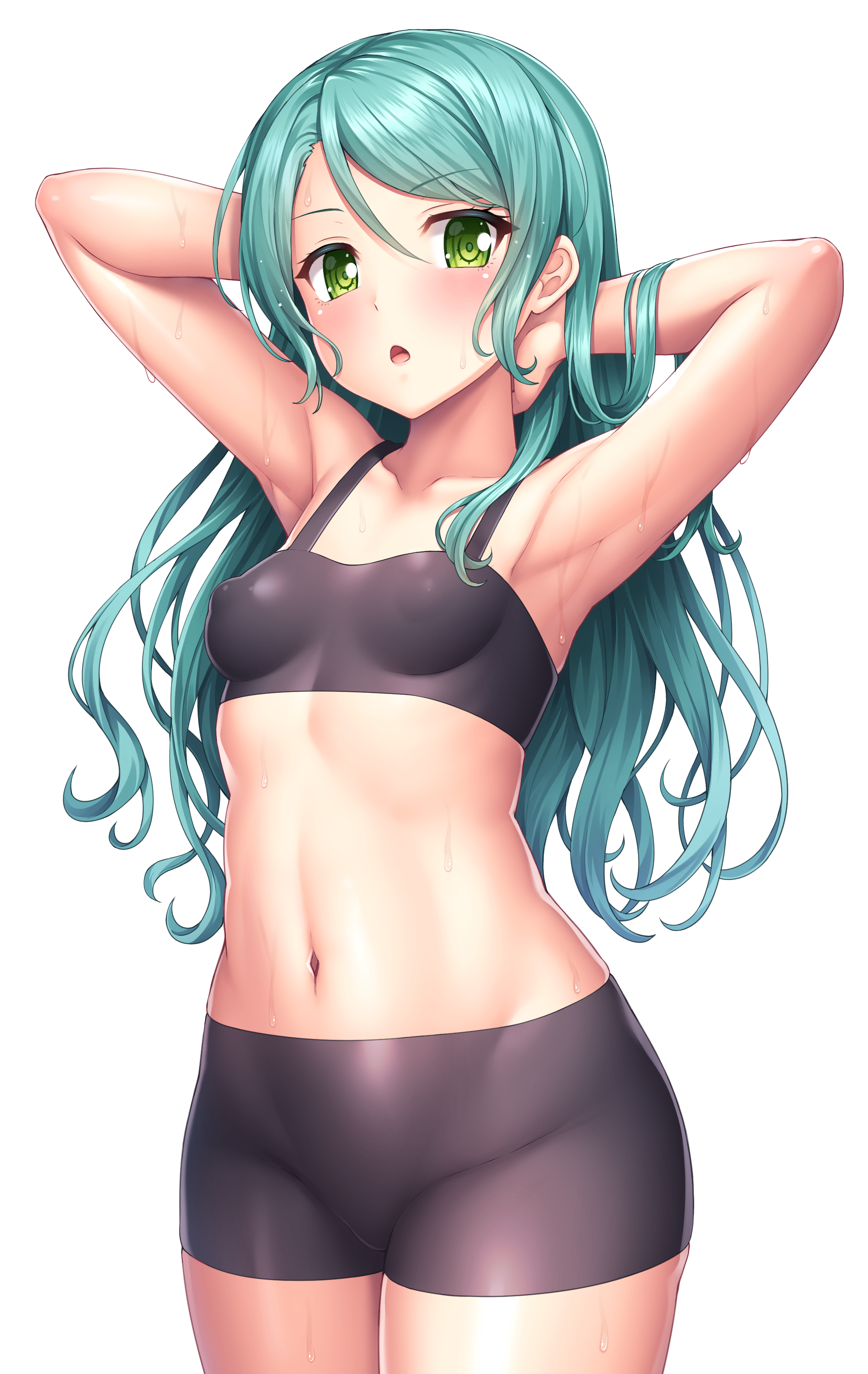 bang dream!, female, female only, hikawa sayo, lambda (kusowarota), solo, solo female