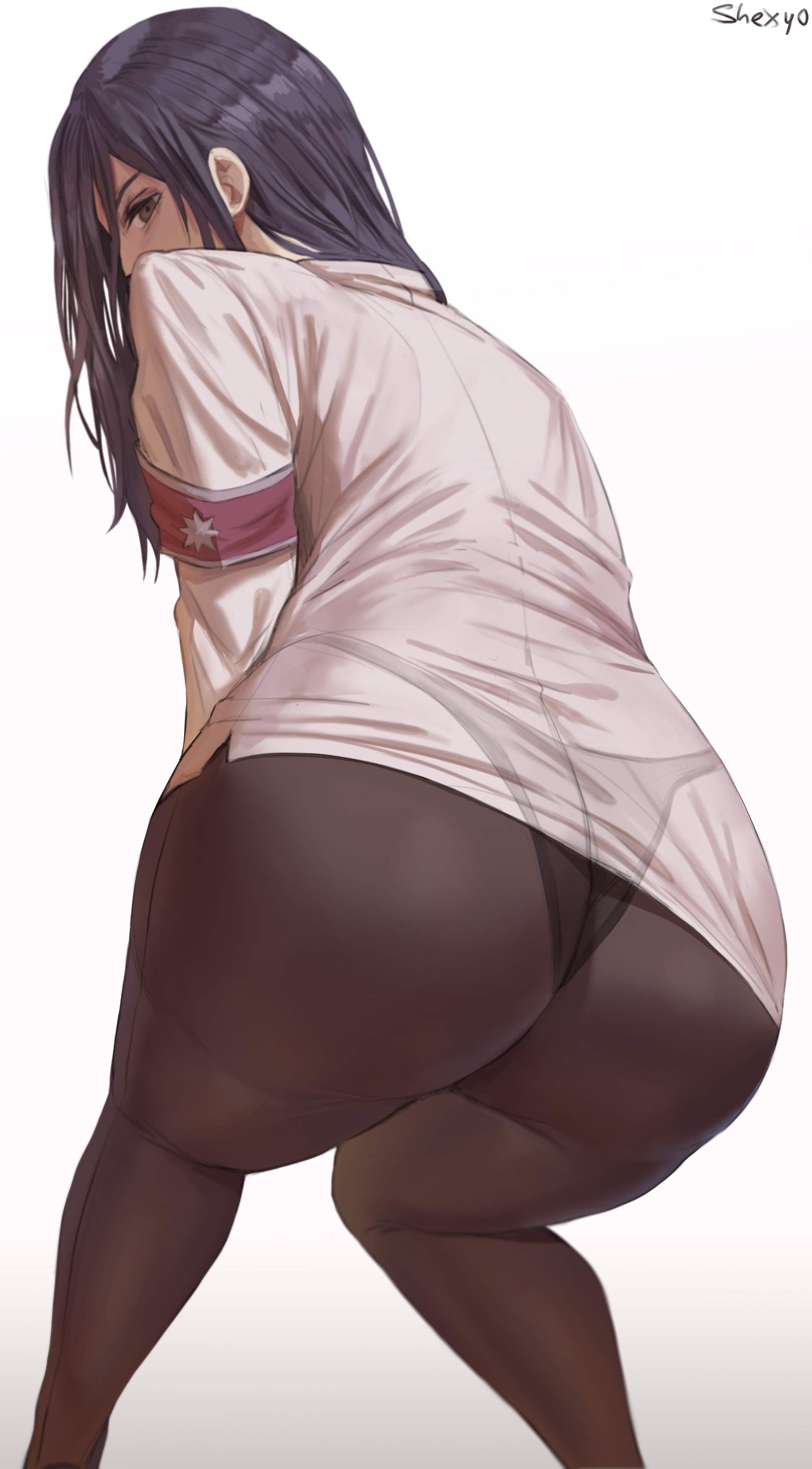 1girls, black hair, black-haired female, female, female focus, female only, hd, high resolution, highres, long hair, patreon reward, shexyo, tagme