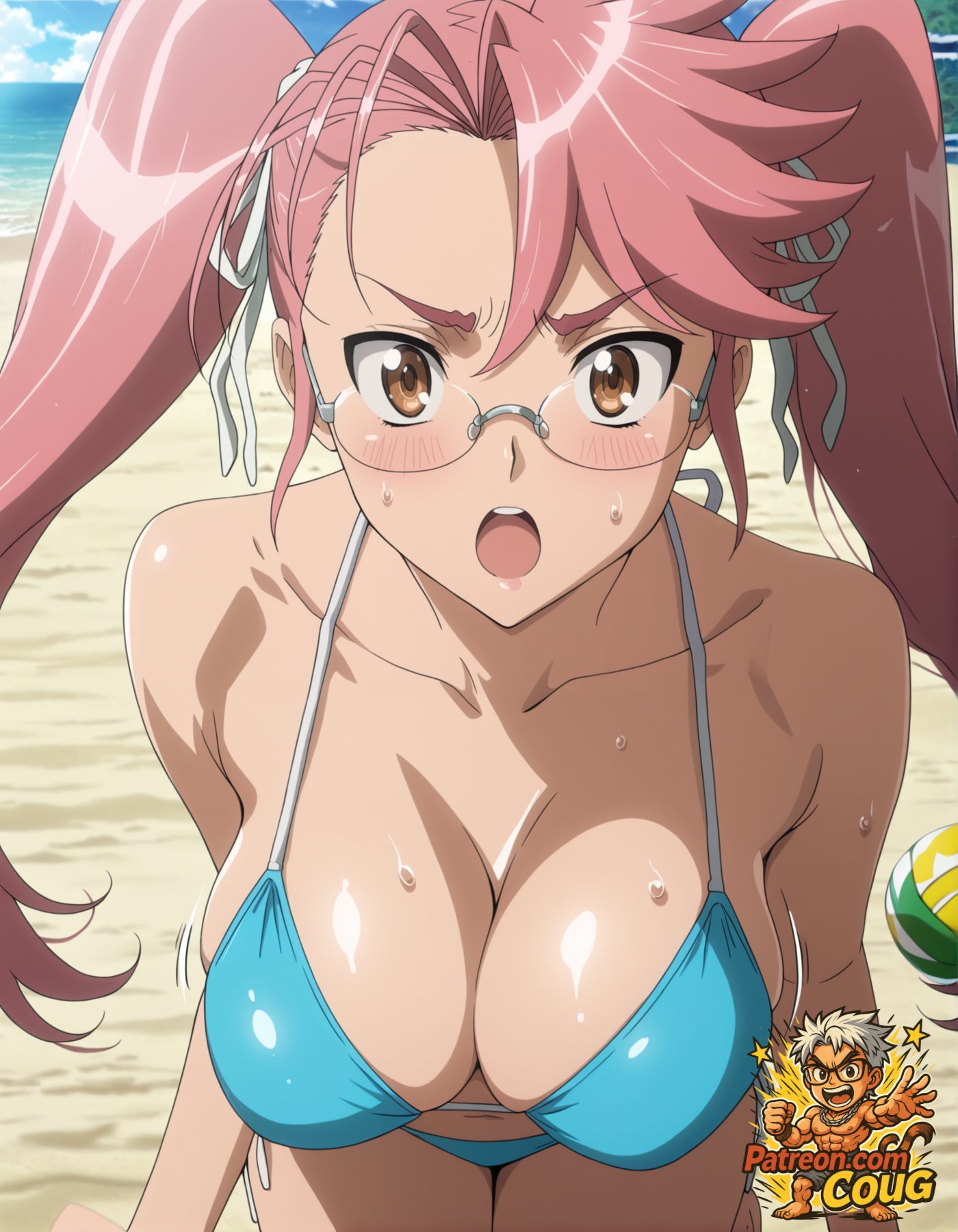 ai assisted, ai generated, coug, female, female only, highschool of the dead, saya takagi, stable diffusion