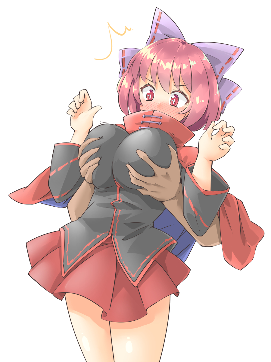 arnest busty groping_breasts groping_from_behind sekibanki tagme touhou