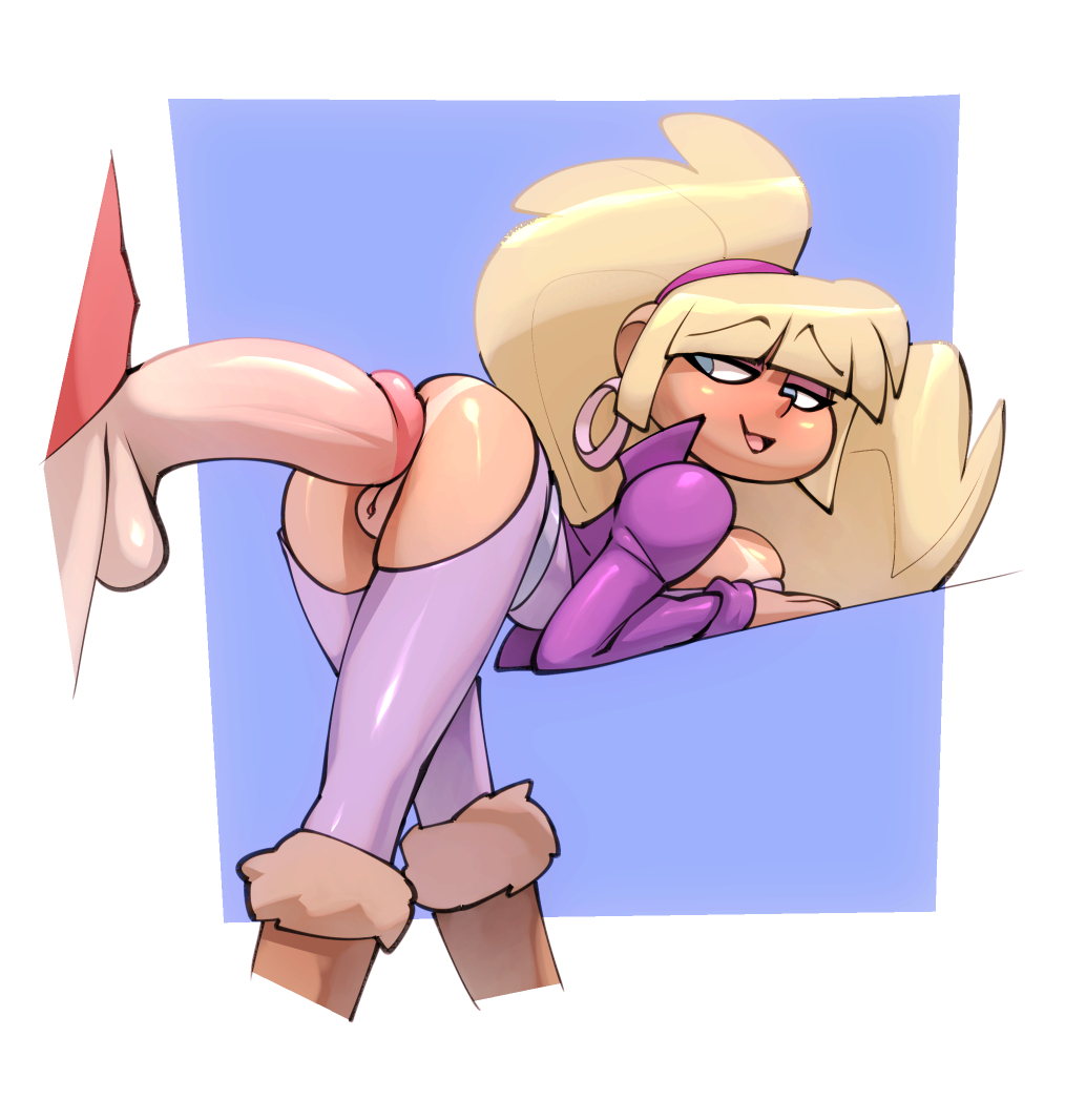 1boy, 1girls, aged up, ass, bangs, bent over, big breasts, big penis, bigdad, blonde hair, blue eyes, blunt bangs, bodysuit, boots, breasts, clothed, clothing, dipper pines, disney, disney channel, disney xd, erection, fanon couple, female, gravity falls, high heel boots, high heels, huge cock, imminent sex, impossible fit, light skin, light-skinned male, long hair, male, pacifica northwest, partial male, penis, pussy, smooth skin, straight, struggling to fit, tan-skinned female, tanline, tanlines