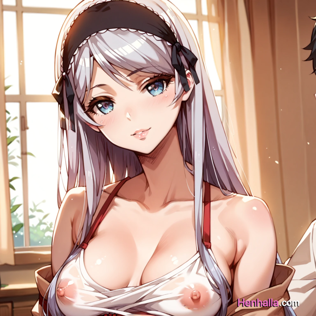 1girls ai_generated anime anime_girl big_breasts breasts class_no_daikirai_na_joshi_to_kekkon_suru_koto_ni_natta. dress face henhalla.com houjou_shisei solo solo_female young younger_female