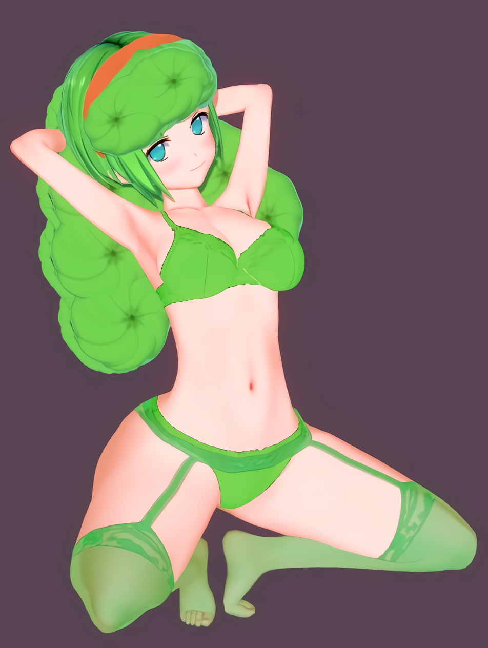 ess_(puyo_puyo_tetris) green_hair lingerie puyo_puyo puyo_puyo_tetris tagme