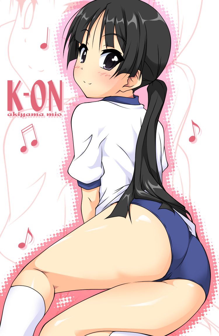 1girls artist_request k-on! mio_akiyama_(k-on!) tagme