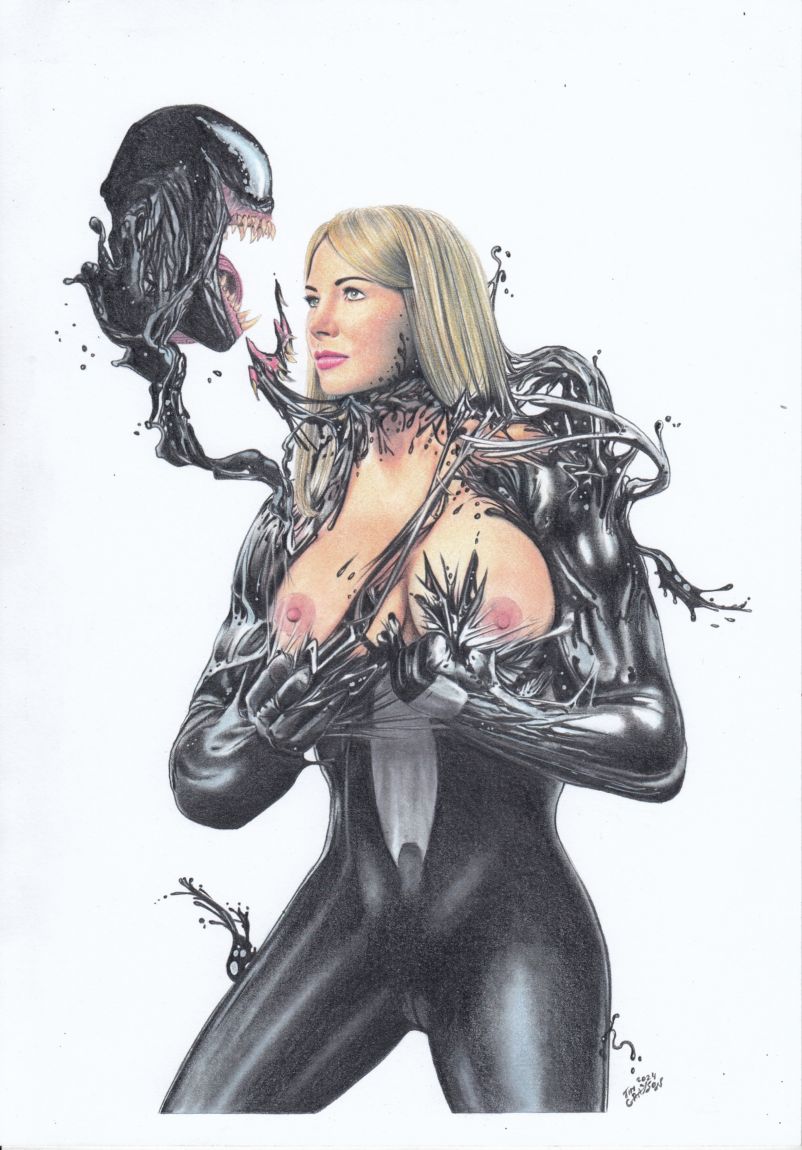 anne_weying blonde_hair nsfw tim_grayson venom_(2018) venom_(marvel)