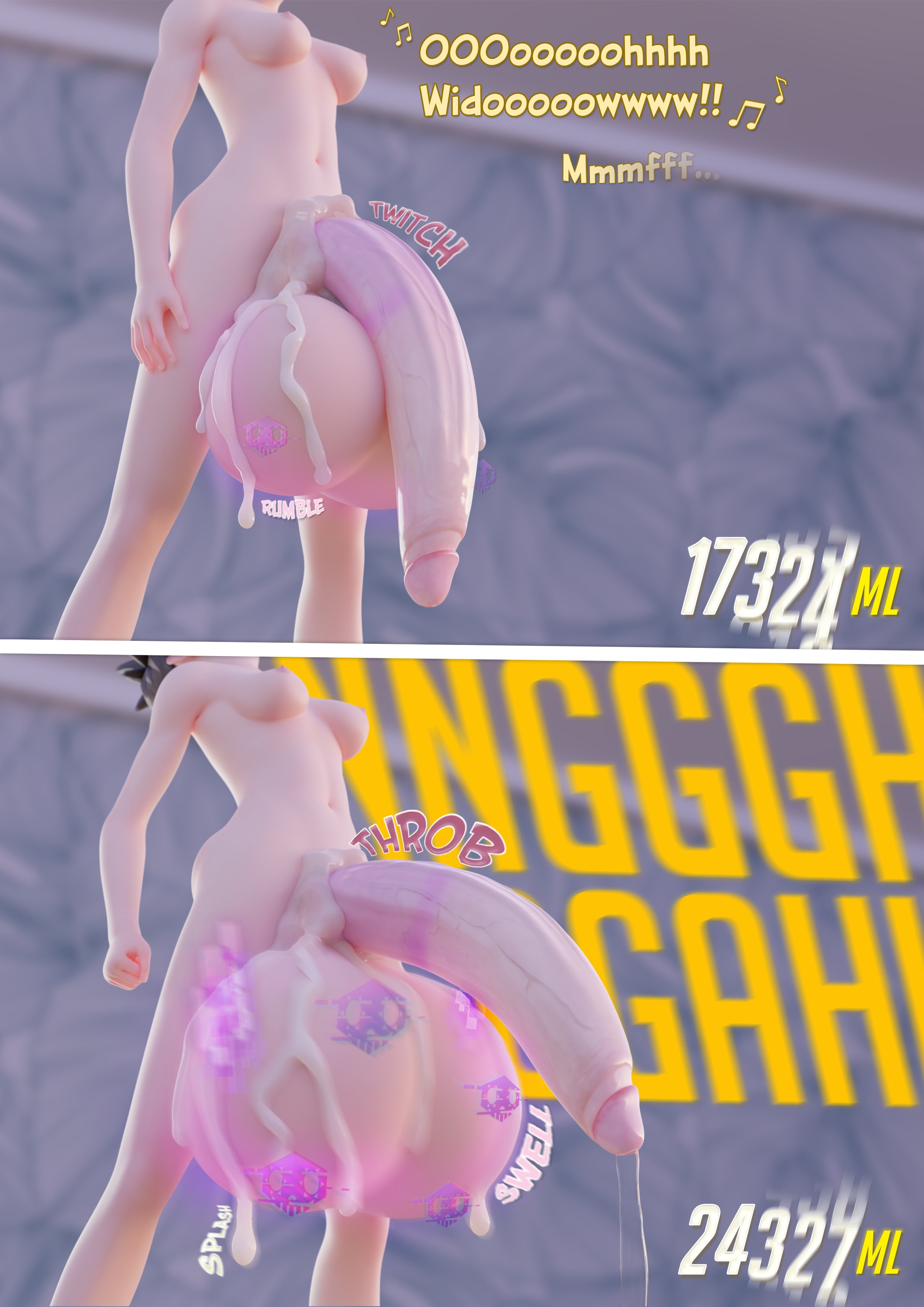 1futa, 3d, areolae, balls, balls expansion, balls growth, balls growth (enlargement), big balls, big penis, blender, blizzard entertainment, breasts, chainsmoker, comic, cum, cum on penis, dialogue, english text, expansion, futa only, futanari, genital expansion, genital growth, genital growth (enlargement), genitals, growth, huge balls, huge cock, hyper, hyper balls, hyper genitalia, hyper penis, inflation, intersex, large balls, large penis, large testicles, lena oxton, monster cock, musical note, nipples, no nut november, nude, olivia colomar, onomatopoeia, overwatch, overwatch 2, penis, sombra, standing, testicles, text, tracer