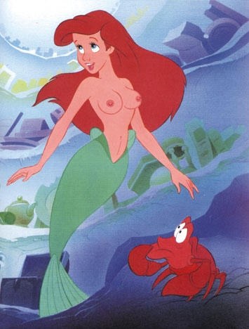 ariel crab disney mermaid nipples sebastian_(disney) tagme the_little_mermaid