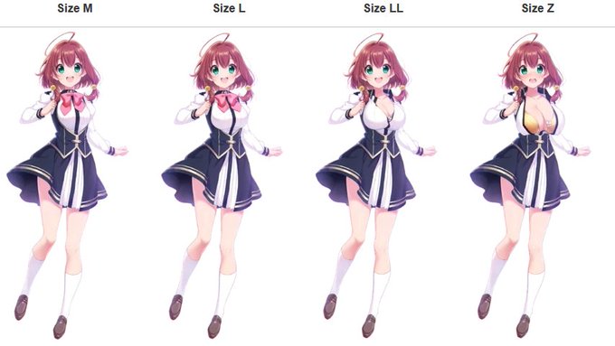 akatsuki_hinata blush bra breast_expansion breasts bursting_breasts bursting_out_of_clothing green_eyes large_breasts omega_labyrinth omega_labyrinth_life pink_ribbon red_hair ribbon school_uniform shoes short_hair skirt small_breasts socks yellow_bra