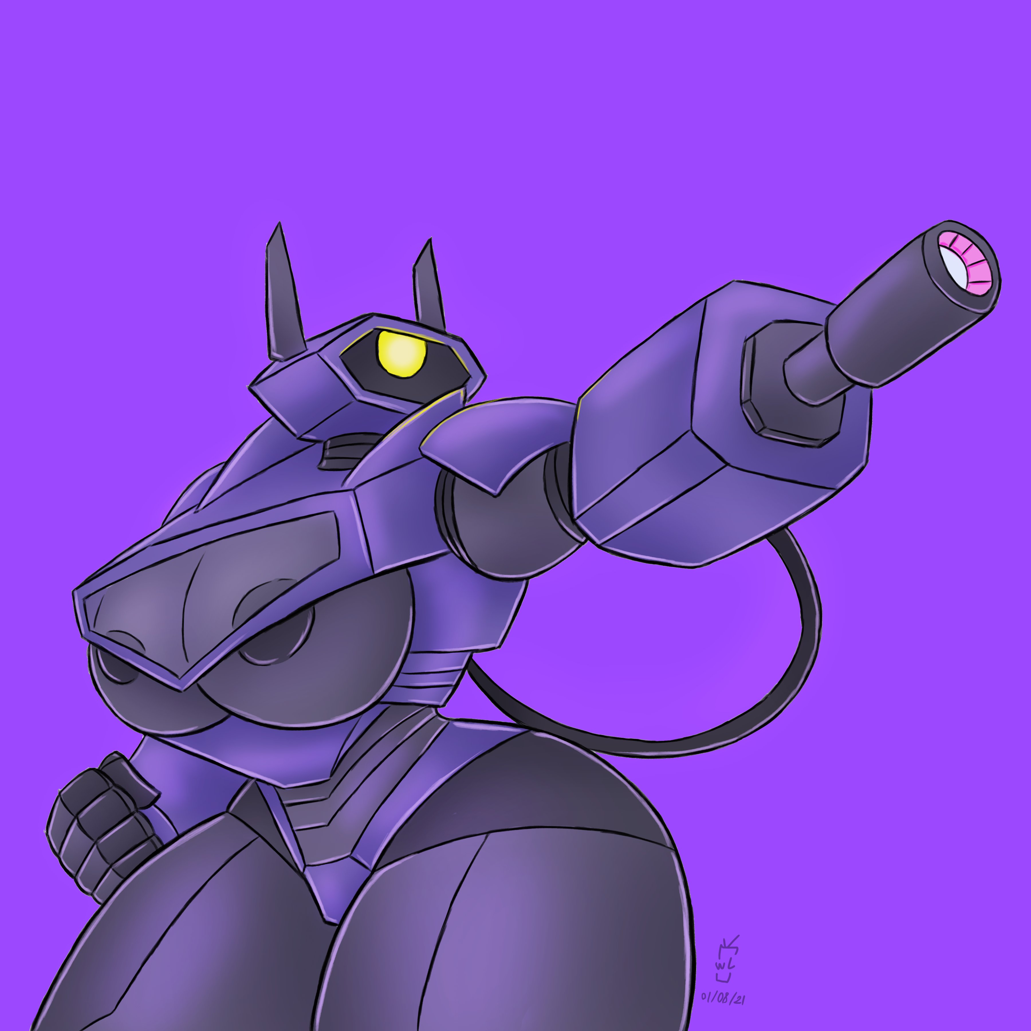 1girls, alien, alien girl, big breasts, breasts, busty, female, female only, grey body, grey nipples, grey skin, machine, nipples, panties, purple background, purple panties, rabbitcream pie, robot, robot girl, rule 63, shockwave, shockwave (transformers), solo, solo female, thick, thick legs, thick thighs, transformers, yellow eye, yellow eyes