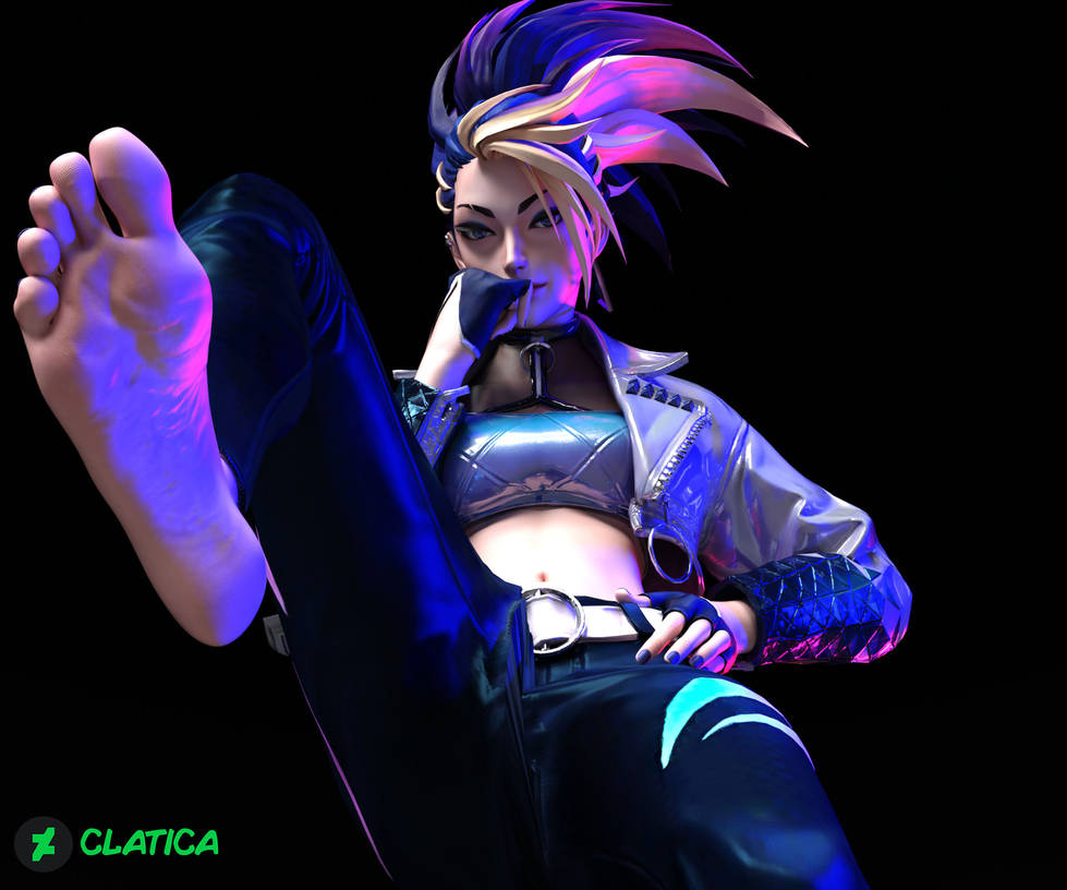 1girls, 3d, akali, crush, feet, feet on face, female, female only, foot fetish, foot focus, footwear, k/da all out akali, k/da all out series, league of legends, solo