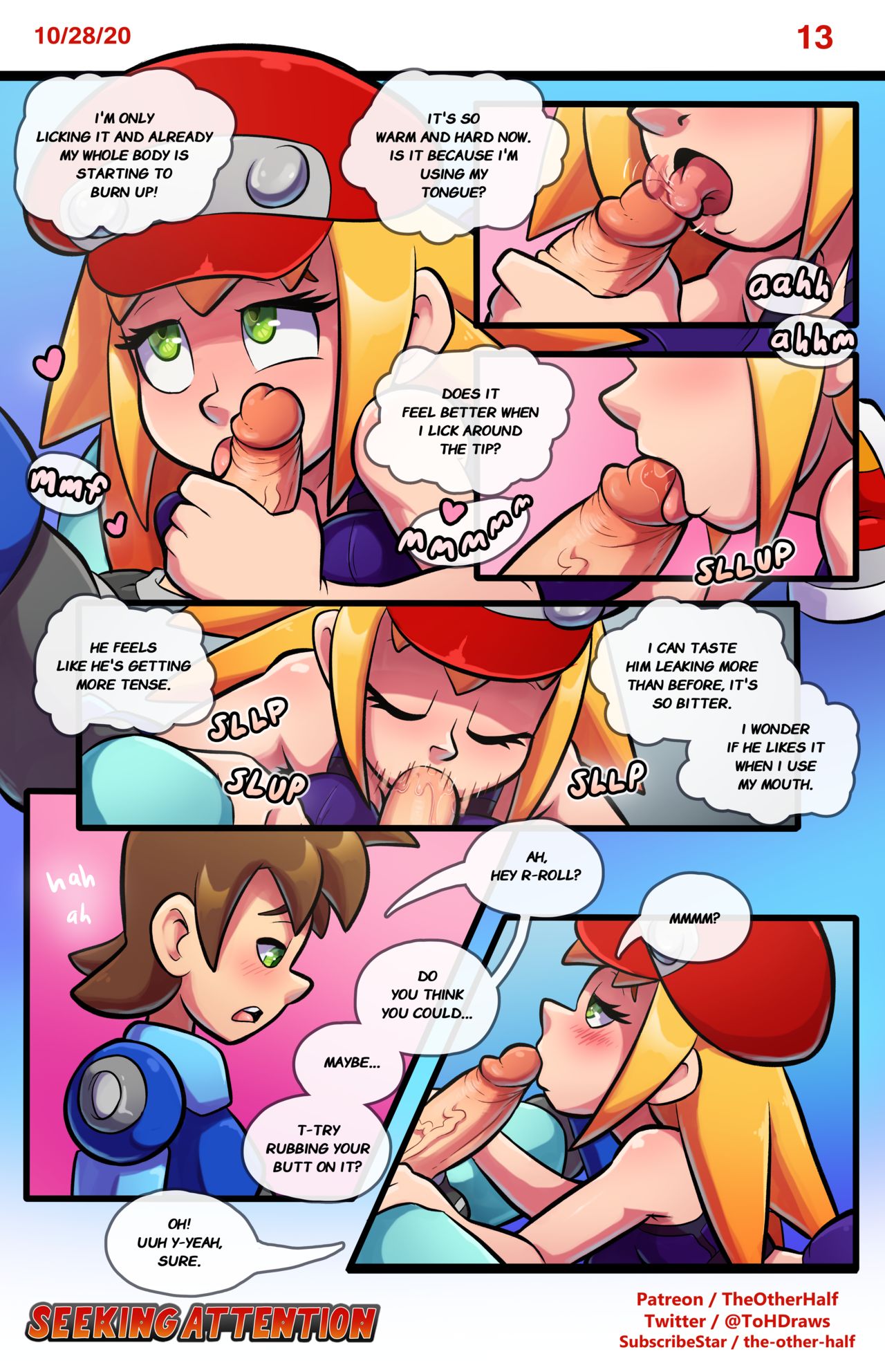 capcom comic mega_man mega_man_legends mega_man_volnutt roll_caskett tagme the_other_half video_games