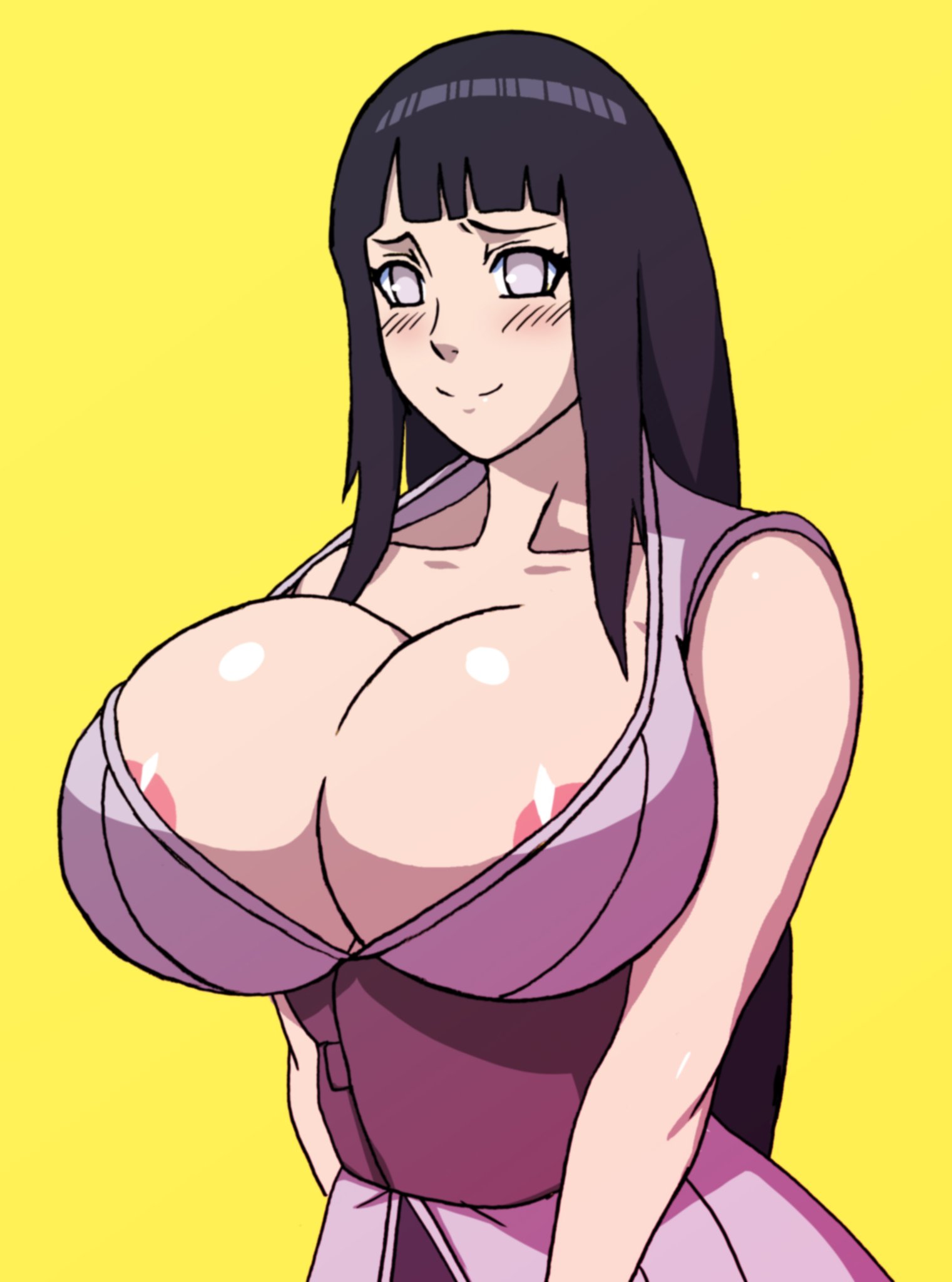 big breasts, black hair, breasts, clothed female, female, hyuuga hinata, hyuuga hinata (naruto: the last), long hair, naruho, naruto, naruto (series), naruto shippuden, naruto: the last, white eyes
