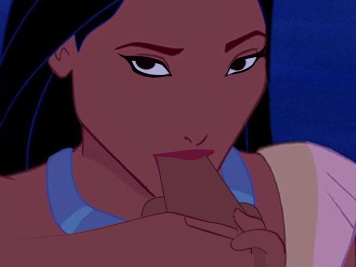 1boy 1girls dark-skinned_female dark-skinned_male dark_skin dirtydisneybitches disney disney_princess fellatio female human kocoum male male_focus native_american open_eyes oral oral_sex penis pocahontas pocahontas_(character) straight