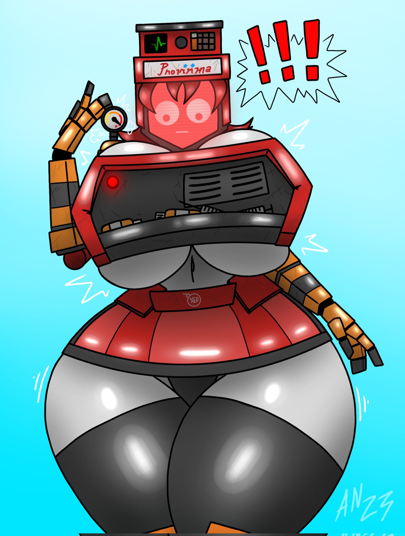 1girls, belyasnikov, big breasts, breasts, dispenelope (diamond nella), dispenser (team fortress 2), dispenser lady, enormous breasts, female, female only, giant breasts, gigantic breasts, huge breasts, large breasts, massive breasts, miniskirt, robot, robot girl, stockings, team fortress 2, thick thighs, thighhighs, thighs, thunder thighs, underboob, vending machine, wiggle lines