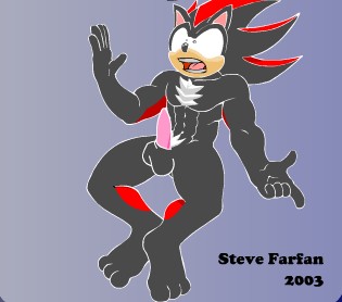 2003 anthro fur hedgehog male male_only mammal shadow_the_hedgehog solo sonic_(series) steve_farfan tagme